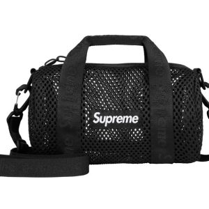 Supreme Mesh Mini Duffle Bag Black - 25SS