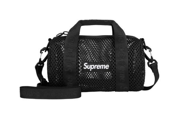 Supreme Mesh Mini Duffle Bag Black - 25SS