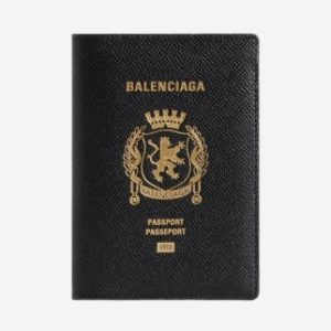 Balenciaga Passport Holder Black