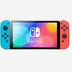 Nintendo Switch OLED Neon Blue Neon Red