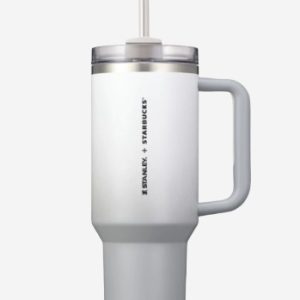 Starbucks 24 SS Stanley Grey Quencher Tumbler 1183ml