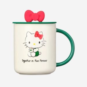 Starbucks x Hello Kitty Ribbon Lid Seramic Mug 473ml